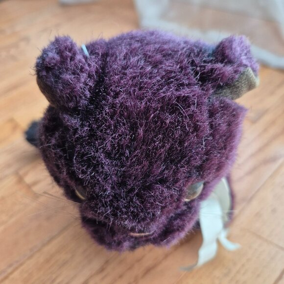 Ganz bros Vintage 1985 Plush Purple Cat Heritage Collection Stuffed Animal - Picture 6 of 15